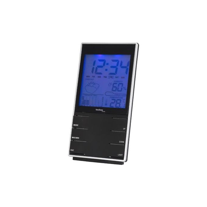 Technoline Stazione Meteorologica Digitale Nero-Argento