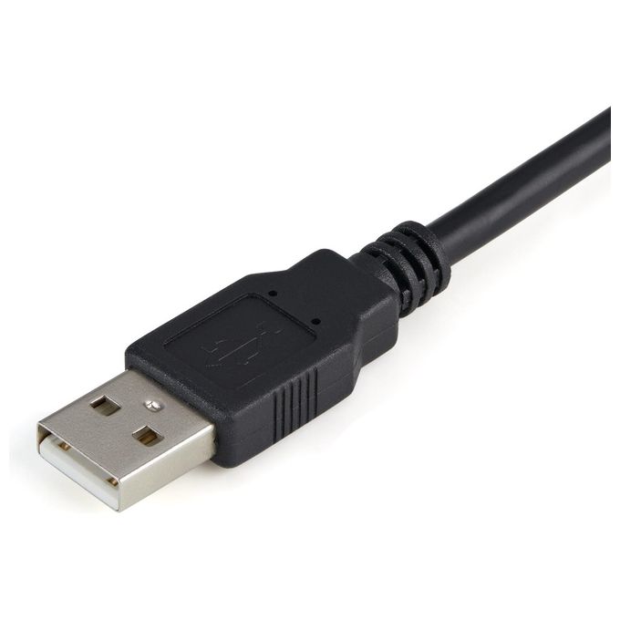 StarTech Cavo adattatore RS-232 USB FTDI a seriale 1 porta, con interfaccia COM