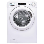 Candy CS 1272DE-1-11 - Lavatrice a Carica Frontale Slim 7 kg, 1200 rpm, Classe Energetica D, Smart Check-Up con Connettivita' NFC e Partenza Differita 24 h (85×60×45 cm), Colore Bianco