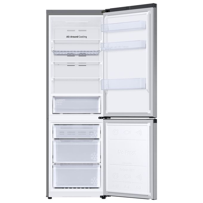 Samsung RB34C672DSA EcoFlex AI Frigorifero Combinato 344 L 185 cm Classe D 35 dB No Frost Wi-Fi colore Silver Inox