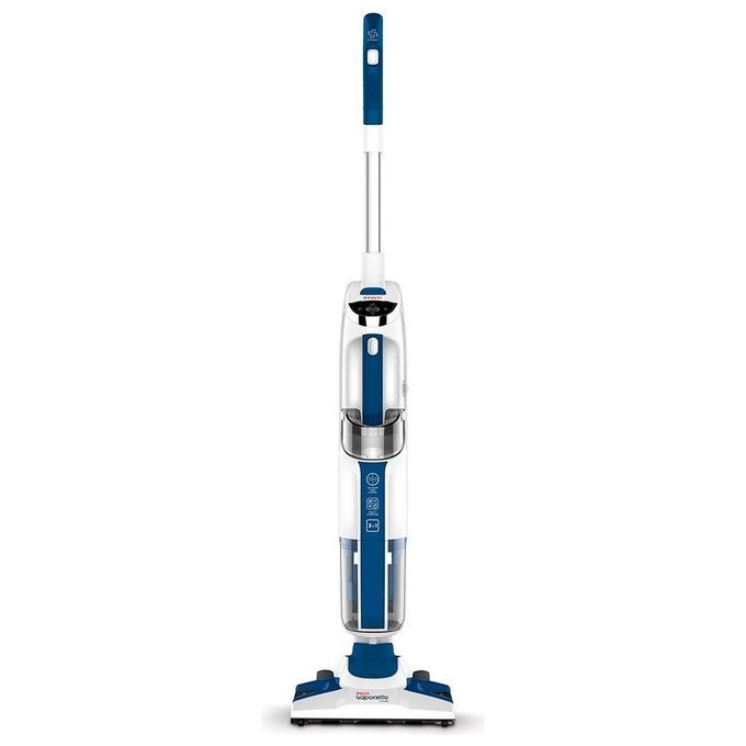 Polti PTEU0299 Vaporetto 3 Clean Blue Aspirapolvere Lavapavimenti a Vapore 3 in 1 Ciclonico senza Sacco 1800 W 14 Accessori colore Bianco e Blu