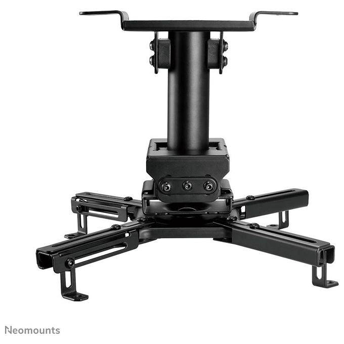 Neomounts CL25-530BL1 Supporto a soffitto per proiettore capacita' 45 Kg regolazione completa inclinazione ±20° rotazione 360° gestione cavi interna colore Nero