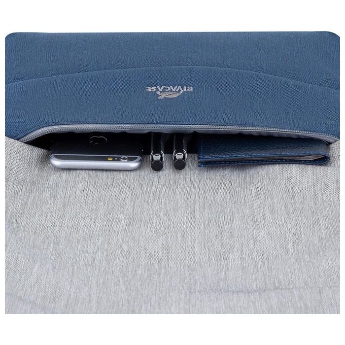Rivacase 7562 Zaino per Notebook 15.6'' Grey Dark Blue