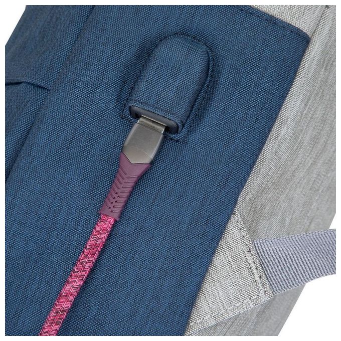 Rivacase 7562 Zaino per Notebook 15.6'' Grey Dark Blue