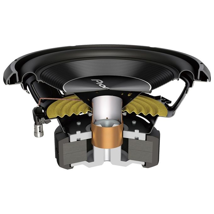 Pioneer TS-A250S4 Subwoofer per Auto Passivo 25 cm 1300W 400W RMS 4 Ohm membrana IMPP colore Nero