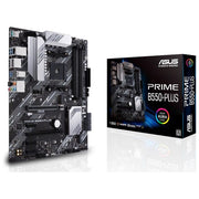 ASUS PRIME B550-PLUS, Scheda madre ATX AMD B550 (Ryzen AM4), PCIe 4.0, doppio M.2, 1 Gb Lan, HDMI, DP, SATA 6 Gbps, USB 3.2 Gen 2 Type-A e Type-C, Connettori Aura Sync RGB