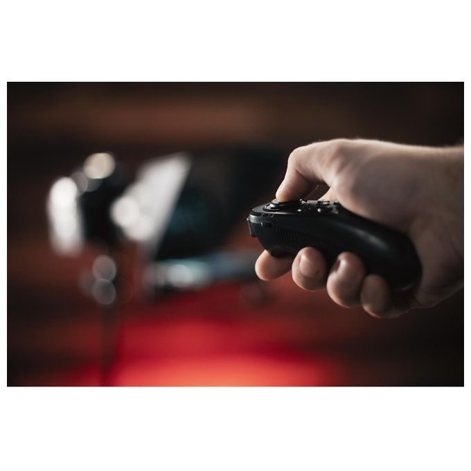 Ikan HS-PROMPTER-RL HomeStream Teleprompter per Smartphone con Anello Luminoso 18'' Bi-Color 3200K-5600K CRI:95 Telecomando Bluetooth colore Nero