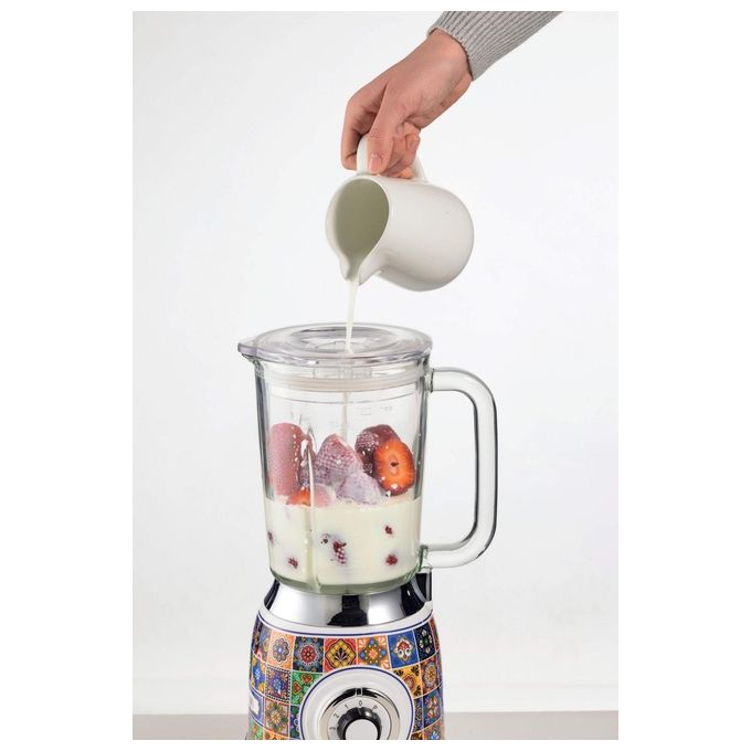 Ariete 583-0P Positano Frullatore Elettrico 1.5 L 1000 W 4 Velocita' Pulse Lame Acciaio Inox Tritaghiaccio colore Giallo