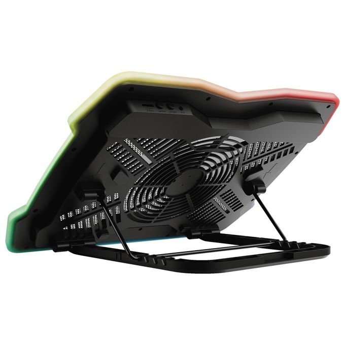 Trust 24192 GXT 1126 Aura Base di Raffreddamento Notebook 17'' 1 Ventola 200mm 700 rpm 30 dB USB RGB colore Nero