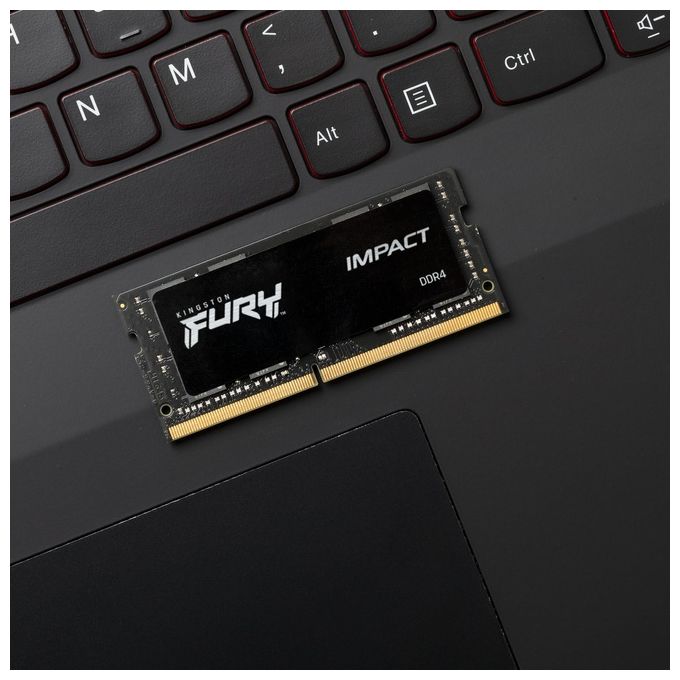 Kingston KF432S20IBK264 FURY Impact Memoria RAM DDR4 64GB 2x32GB 3200MHz CL20 SO-DIMM 260-pin 1.2V colore Nero