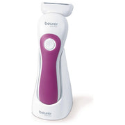Beurer HL 36 Rasoio elettrico donna bagnato e asciutto 2 velocita' autonomia 60 min luce LED IPX7 colore Bianco Rosa