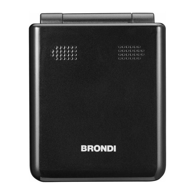 Brondi FLIPPER Telefono Cellulare Senior Clamshell Dual SIM 2.4'' 1.3 MP Bluetooth USB-C colore Nero