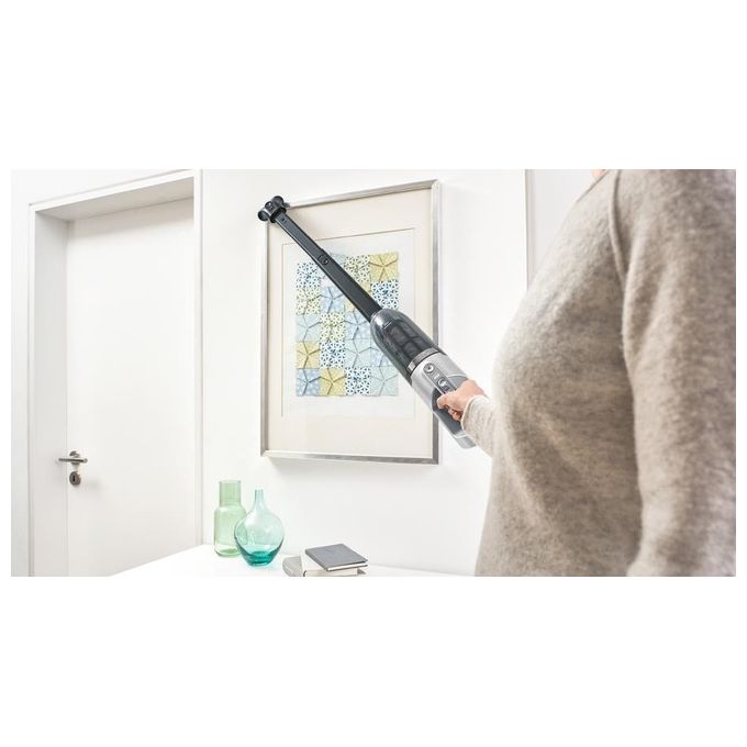 Bosch BBH3K2801 Serie 4 Aspirapolvere a bastone 2 in 1 Senza sacchetto Autonomia 55 min Batteria 25,2 V colore Argento