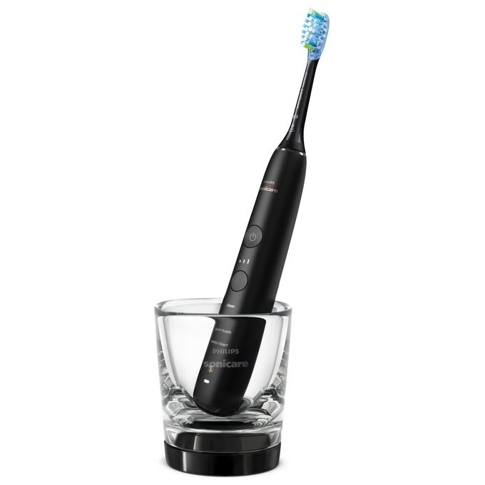 Philips HX9911-09 Sonicare DiamondClean 9000 Spazzolino elettrico sonico 4 modalita' autonomia 2 settimane colore Nero