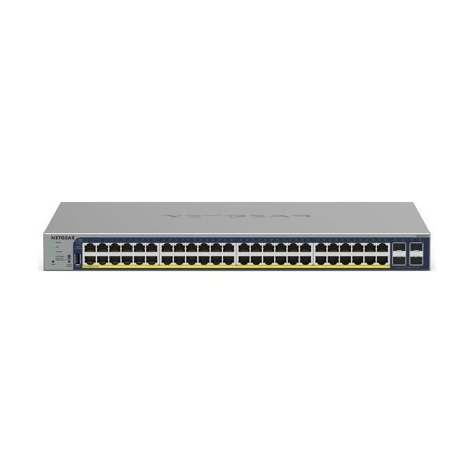 NETGEAR GS728TP Switch Managed Gigabit Ethernet 28 porte PoE+ con 24 porte RJ-45 e 4 SFP Supporto VLAN ACL Routing L3 colore Grigio