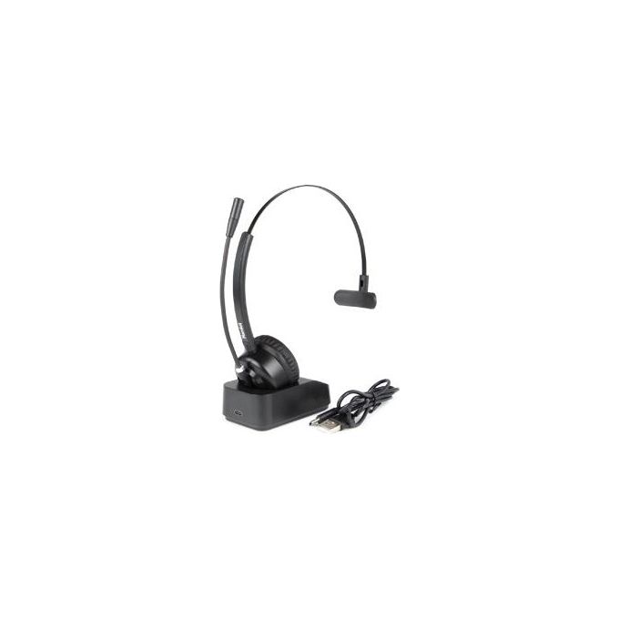 Hamlet B09NM5C56L BTM-CUFFIA PRO Auricolare Wireless Monofonico Bluetooth con Microfono e Dock di Ricarica colore Nero