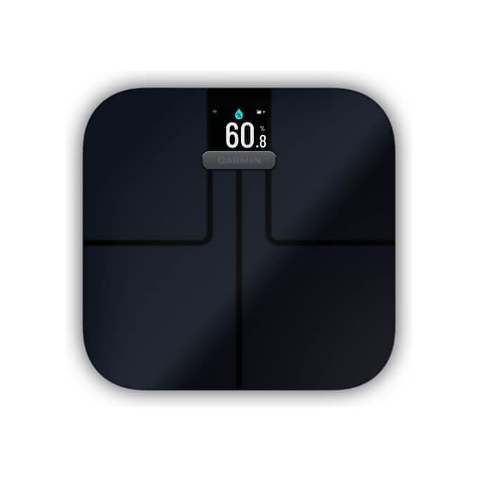 Garmin 010-02294-12 Index S2 Bilancia Pesapersone Intelligente Wi-Fi Bluetooth Analisi Corporea 16 Utenti 181,4 Kg colore Nero