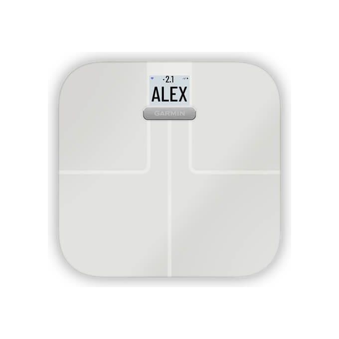 Garmin 010-02294-13 Index S2 Bilancia Impedenziometrica Smart Wi-Fi Bluetooth fino a 16 Utenti colore Bianco