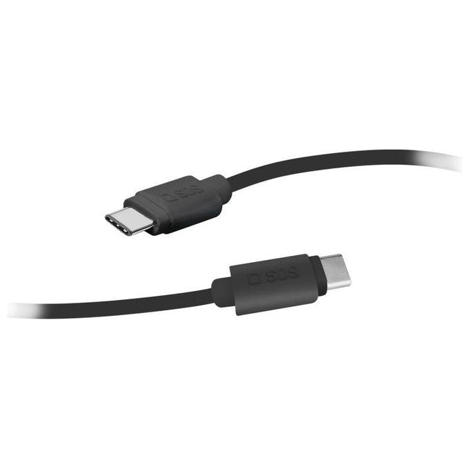 Sbs Cavo Dati e Ricarica con Connettori Type C 2.0 1,5mt Nero