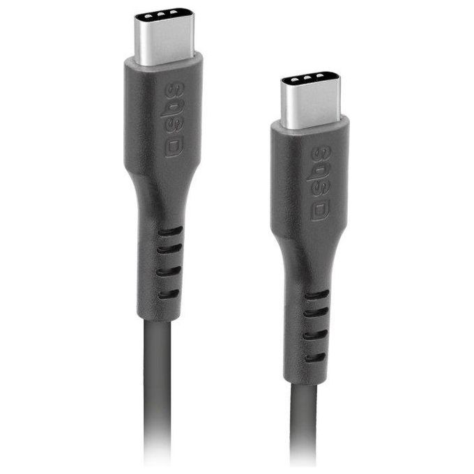 Sbs Cavo Dati e Ricarica con Connettori Type C 2.0 1,5mt Nero