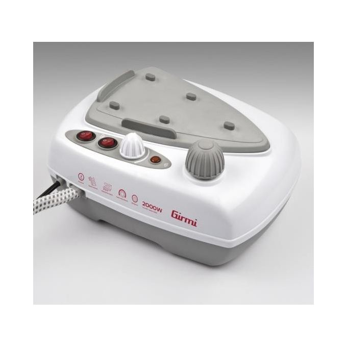 Girmi ST0300 Ferro da Stiro con Caldaia 2000W Serbatoio 700 cc Pressione 2,5-3 bar Piastra Alluminio Impugnatura Sughero