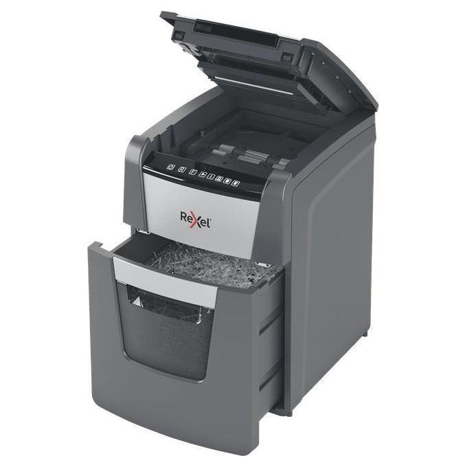 Rexel 2020090X Optimum Autofeed+ Distruggidocumenti Automatico 90 Fogli