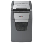 Rexel 2020150M Optimum Auto Feed+ Distruggidocumenti Automatico 150 Fogli Taglio a Micro Frammento 44 Litri Cestino Removibile