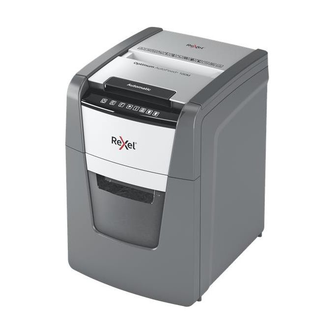 Rexel Optimum Auto Feed+ Distruggidocumenti Automatico 100 Fogli 34 Litri