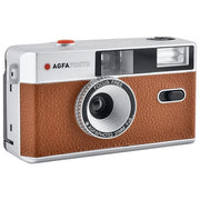 AgfaPhoto AG603002 Fotocamera Riutilizzabile 35mm Obiettivo 31mm f-9 Flash Integrato colore Marrone