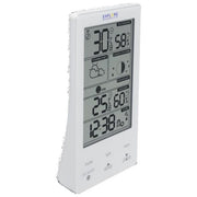 Explore Scientific WSH4009GYE000 Stazione Meteo Display Touch Temperatura Umidita' Interna Esterna Dual Alarm Fasi Lunari Ice Alert colore Bianco