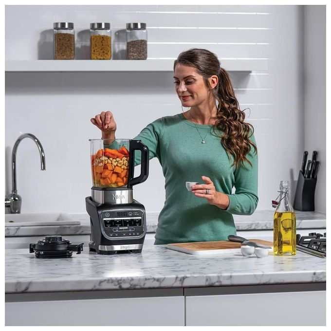 Ninja HB150EU Ninja Foodi Frullatore Riscaldante Soup Maker 1000W Capacita' 1,7L 10 Programmi Auto-iQ Vetro Antiaderente colore Nero
