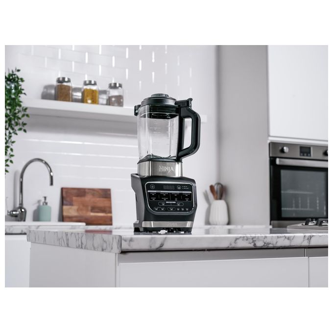 Ninja HB150EU Ninja Foodi Frullatore Riscaldante Soup Maker 1000W Capacita' 1,7L 10 Programmi Auto-iQ Vetro Antiaderente colore Nero