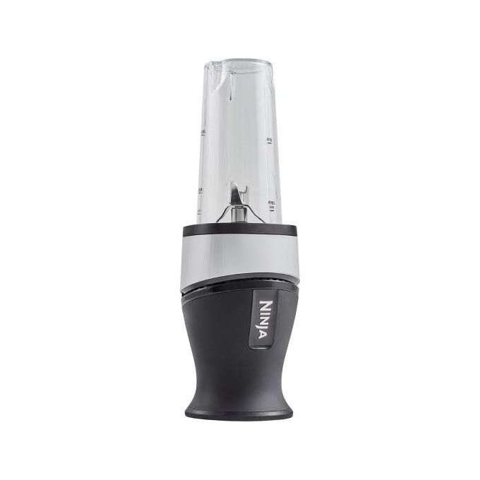 Ninja QB3001EUS Frullatore per Smoothie 700 W 2 Bicchieri 470 ml Tritaghiaccio Lame Pro Extractor colore Argento Nero