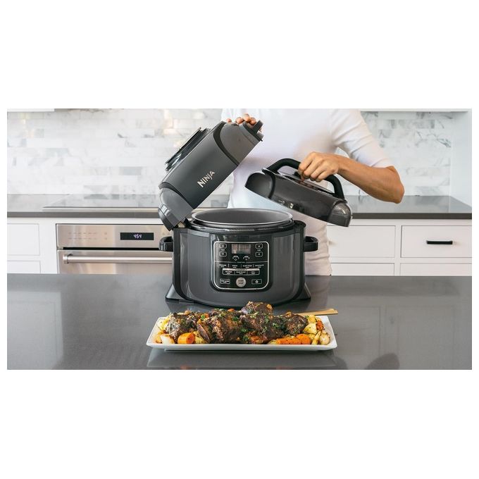 Ninja 984111 Foodi Multicooker 7 in 1 Capacita' 6 L Potenza 1460 W Tecnologia TenderCrisp colore Nero