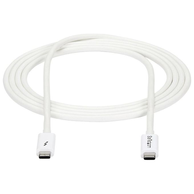 Startech Cavo Thunderbolt 3 Bianco da 2mt Compatibile Displayport