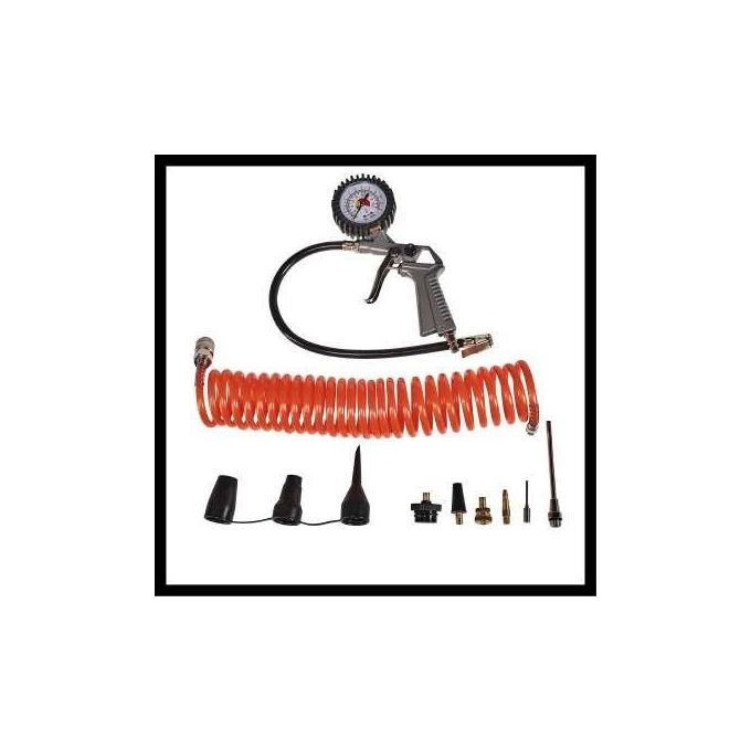 Einhell  Compressore TC-AC 190-6-8 OF Set per Fai da Te e Progetti di Giardinaggio con Pressione Regolabile