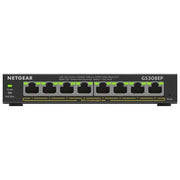 Netgear GS308EP Switch Gestito L2-L3 8 Porte Gigabit Ethernet PoE+ 62W Fanless colore Nero
