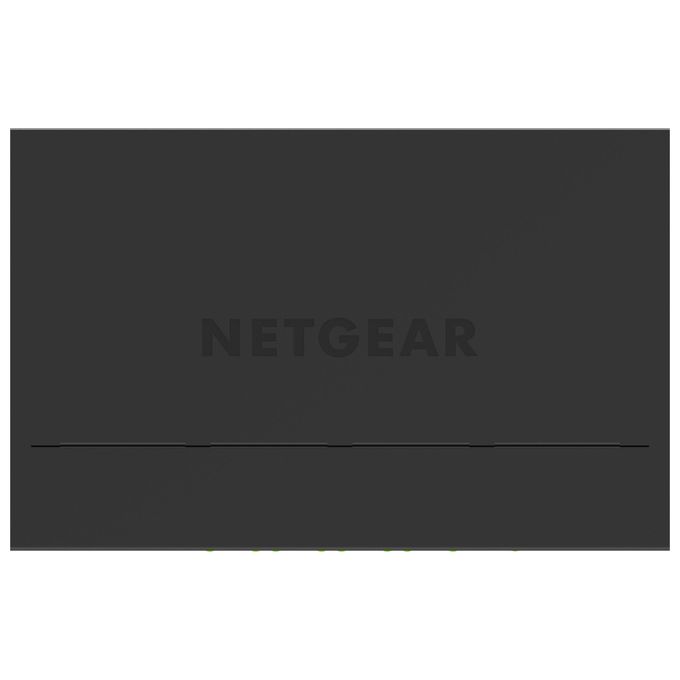 NETGEAR GS305EP-100PES Switch Gestito Gigabit Ethernet 5 Porte 4 Porte PoE+ Budget 63W Supporto VLAN QoS Mirroring Porte colore Nero