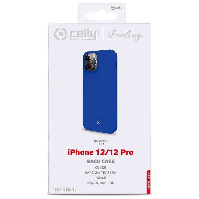 Celly Cover Feeling per iPhone 2020 6.1'' Blu