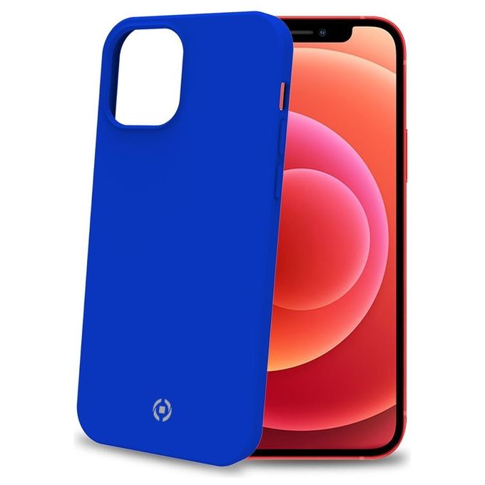 Celly Cover Feeling per iPhone 2020 5.4'' Blu