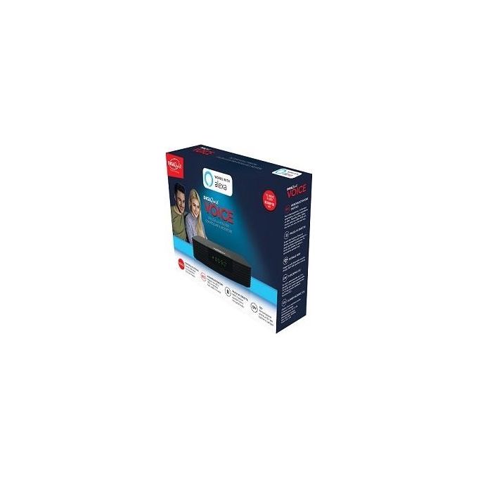 Digiquest RICD1215 Decoder Digitale Terrestre DVB-T2 Full HD PVR Wi-Fi compatibile Alexa colore Nero