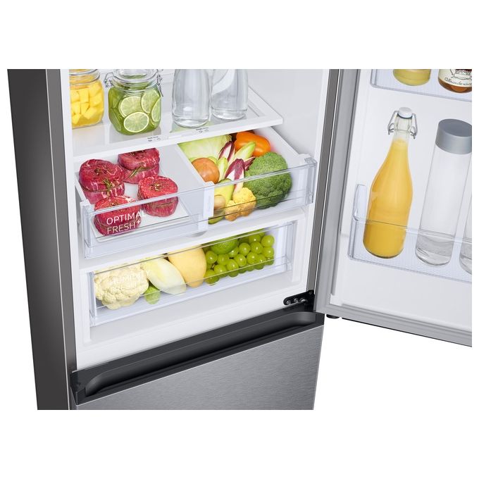 Samsung RB34C675DSA EcoFlex AI Frigorifero Combinato 344 L 185 cm Classe D 35 dB No Frost Wi-Fi Display Touch colore Acciaio Inossidabile