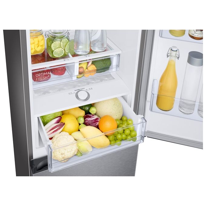 Samsung RB34C675DSA EcoFlex AI Frigorifero Combinato 344 L 185 cm Classe D 35 dB No Frost Wi-Fi Display Touch colore Acciaio Inossidabile
