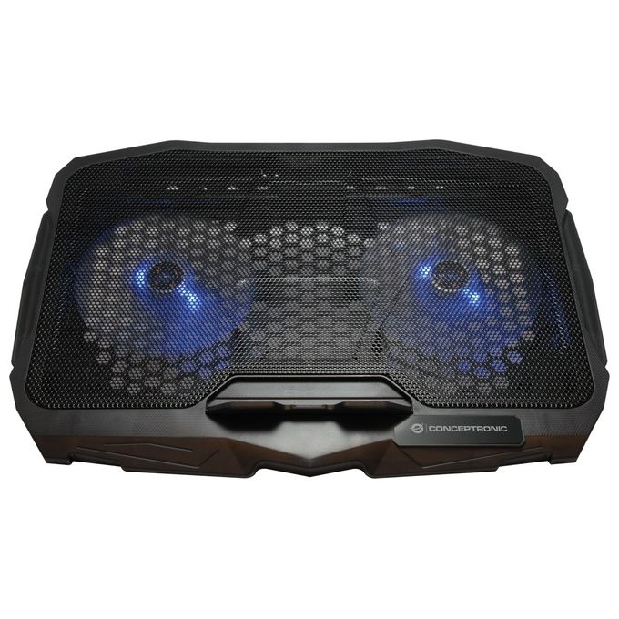 Conceptronic THANA07B Base di Raffreddamento per Notebook 17'' Nero