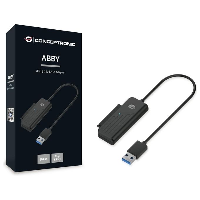 Conceptronic ABBY01B Adattatore Hard Disk Usb 3.0 a 2.5'' Sata