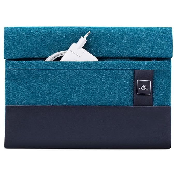 Rivacase 8803 Lantau Custodia Sleeve per Notebook 13.3'' 14'' ECO RPET Melange colore Aqua