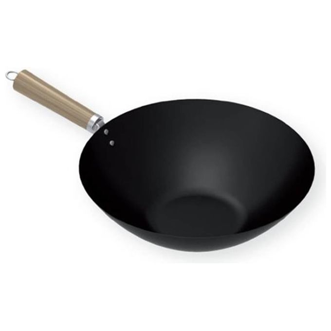 Campingaz 2000038449 Culinary Modular Wok Padella per Cottura al Salto in Ghisa Smaltata Antiaderente Diametro 30 cm colore Nero