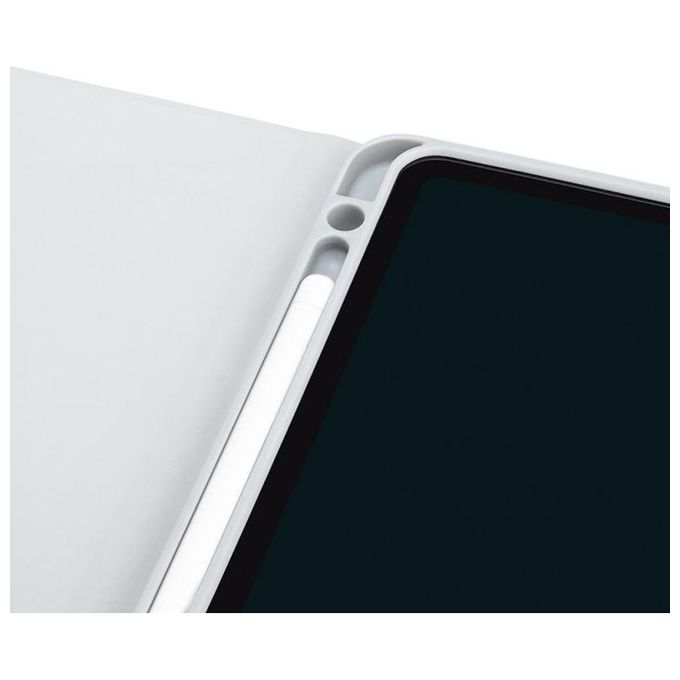 Tucano IPD109MT-SL Metal Custodia a libro per iPad Air 10.9'' 2020 con vano Apple Pencil colore Argento