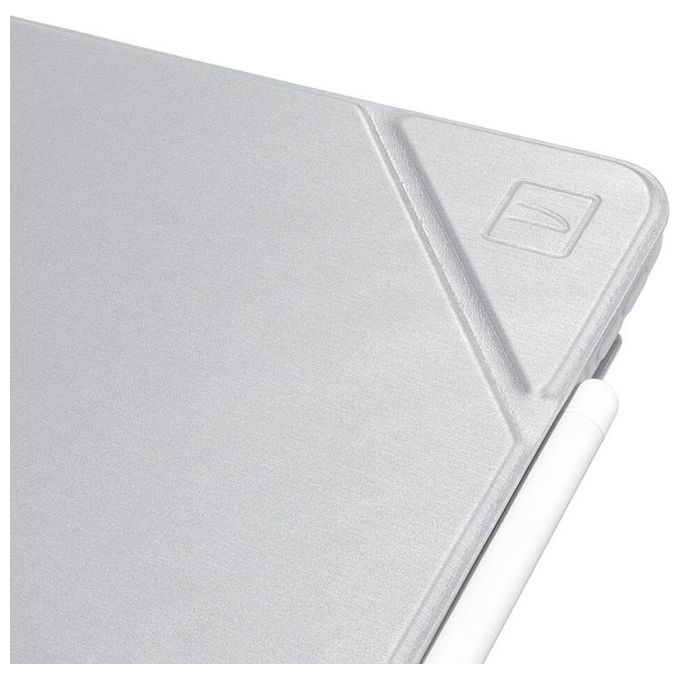 Tucano IPD109MT-SL Metal Custodia a libro per iPad Air 10.9'' 2020 con vano Apple Pencil colore Argento