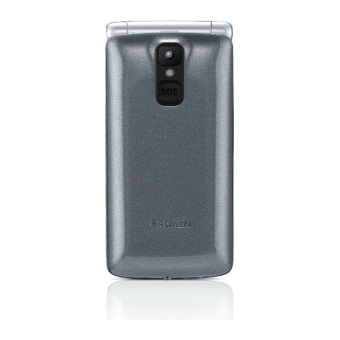 Brondi Amico Sincero Telefono Cellulare per Anziani Dual SIM Tasto SOS Bluetooth Fotocamera 1.3 MP colore Grigio
